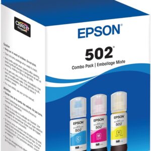 EPSON 502 EcoTank Ink Ultra-high Capacity Bottle Black Works with ET-2750, ET-2760, ET-2850, ET-3750, ET-3760, ET-3850, ET-4850, and other select EcoTank models